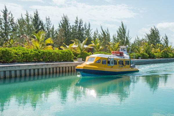 The North Caicos to Providenciales passenger ferry at Sandy Point Marina