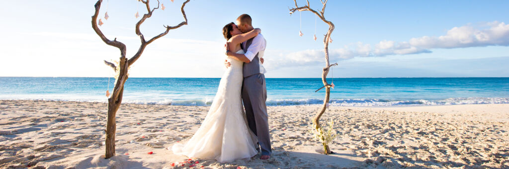 Wedding on Grace Bay Beach