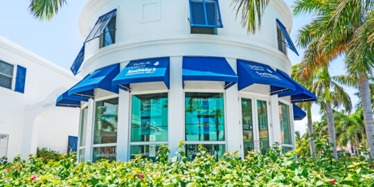 The Sotheby' real estate office in Grace Bay