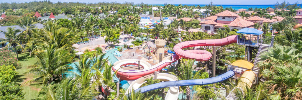 Water slides, lazy river, and pirate ships at Beaches Turks and Caicos