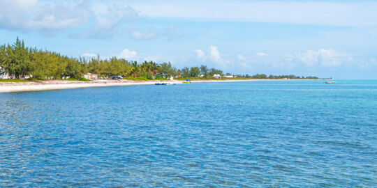 The beach at the settlement of Blue Hills, Turks and Caicos