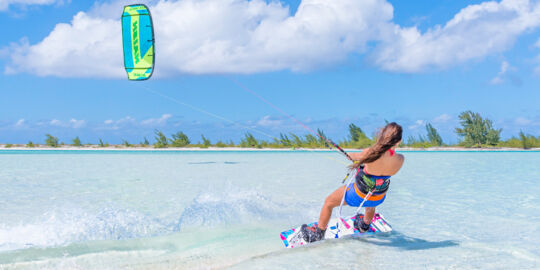 Kiteboarding in Turks and Caicos