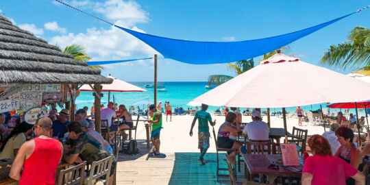 Jack's Shack beachfront restaurant and bar at Grand Turk