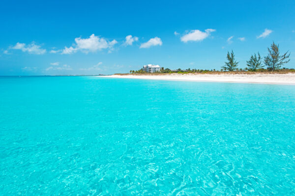 Turquoise water at Grace Bay Beach, Providenciales