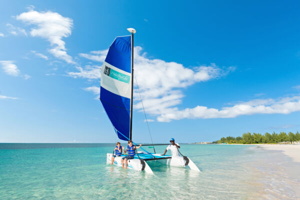 Hobie Cat sailboat at West Bay Club