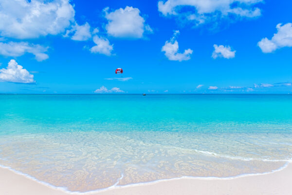 Turks and Caicos parasailing